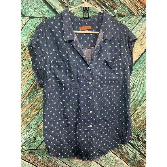 Jachs Girlfriend Button Up Shirt Size Large 💕🌸 - Picture 5 of 9